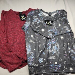 ART CLASS Girls Super Soft Long Sleeved Shirts Size M 7/8